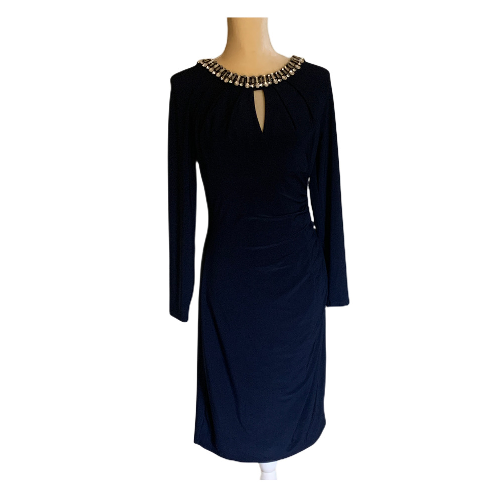 Vince Camuto Navy Dress sz‎ 6 NWOT, MOB, MOG, wedding  guest
